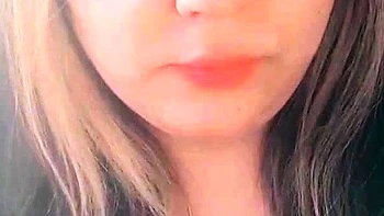 Big-titted MILF masturbates with dildo