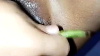 Sri Lankan Wife Gets Anal Fucked With Two Toys