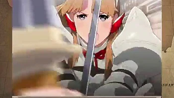 Hentai Babe Sucks Deep in Doggy and Cowgirl