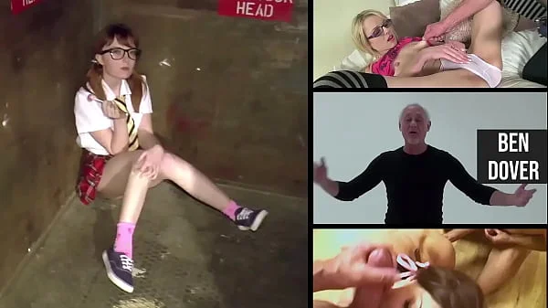 Busty British teen bukkake