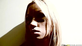 Blonde Madison Scott Sucks Big Cock in Office