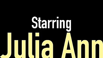 Julia Ann's big tits fucked hard with cum on them