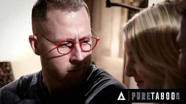 PURE TABOO Freaky Neighbors Take Advantage Of Teen Eliza Eves Kindness By Fucking Her In Threesome