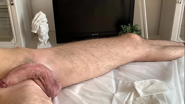 A real client heavily cumming Mistress SugarNadya depilation during the procedure