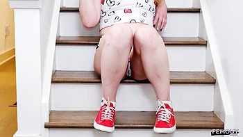Hardcore tgirl Callie rides and sucks cock