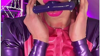 Redhead Babe Tries Moanspeak Gag in Hardcore Bondage