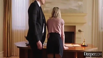Young Secretary Demi Gets Spanked and Fucked by Dom Boss Codey
