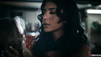 Oiled hardcore orgy fuck with slutty Anna Claire Clouds and Roxie Sinner