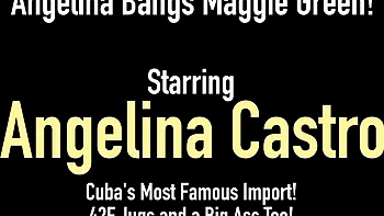 Angelina Castro featuring Angelina Castro and Maggie Green's huge action