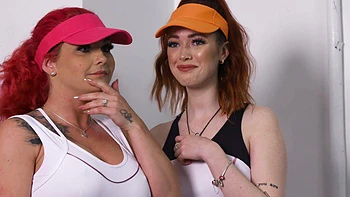 Roxi Keogh and Sofia Rex in hot foursome action