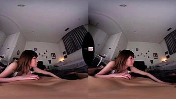 Amateur babe: Blowjob, Big Tits  Handjob VR Porn