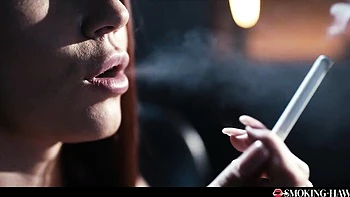 Pure Steve Q and Leya Desantis - smoking blowjob clip - Smoking Hawt